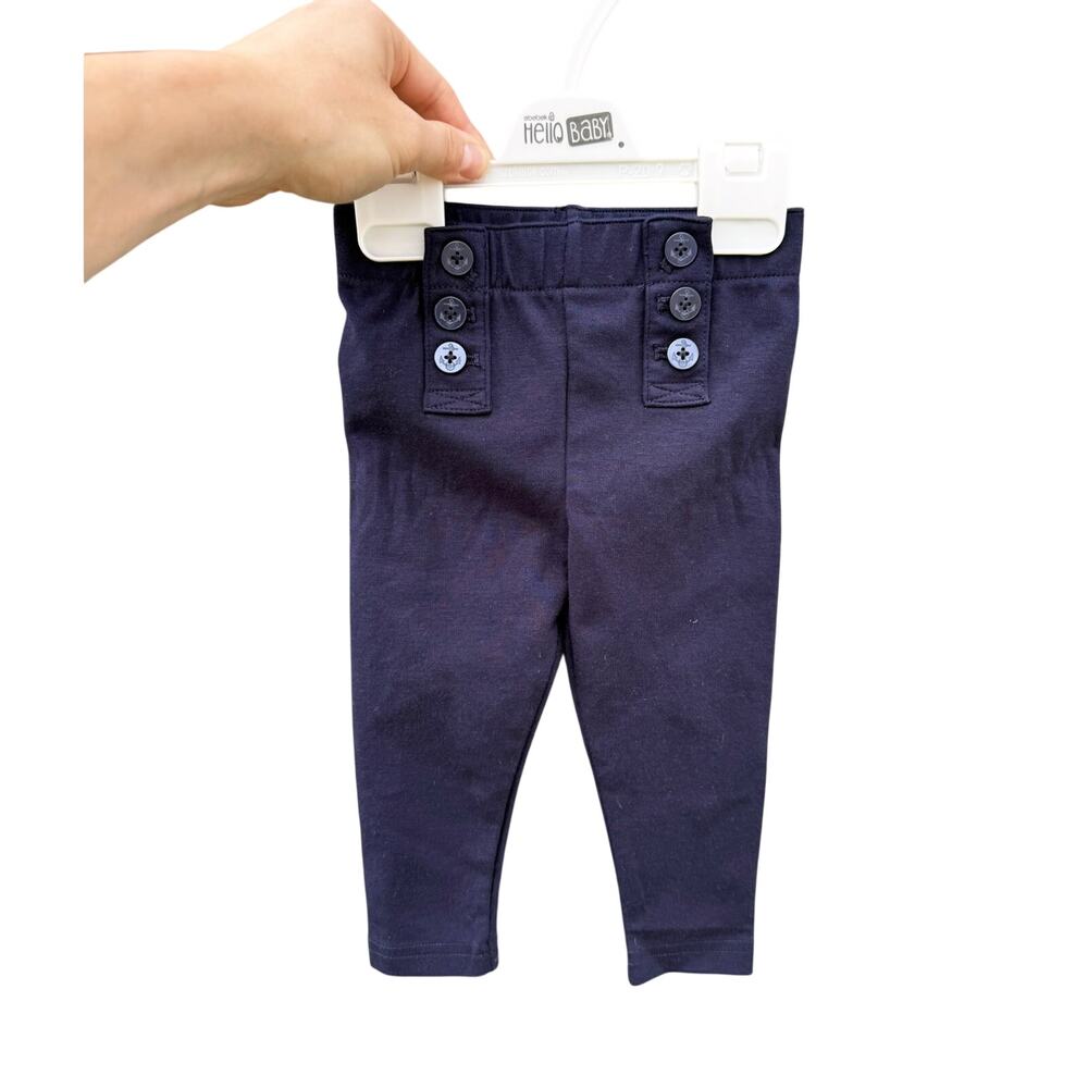 RALPH LAUREN COLLECTION Baby Sailor Leggings Navy 12 Months